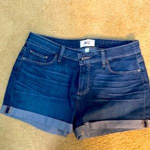 Cuffed Denim Shorts Size 8- like new